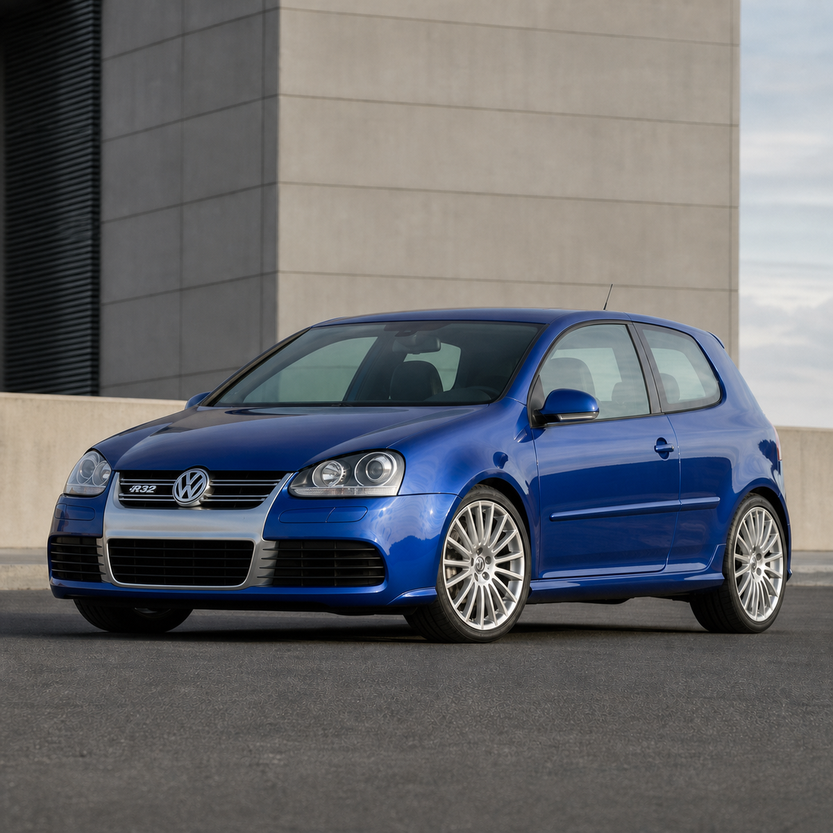 Volkswagen Golf V R32 bleue – collection Golf V GTI et R32