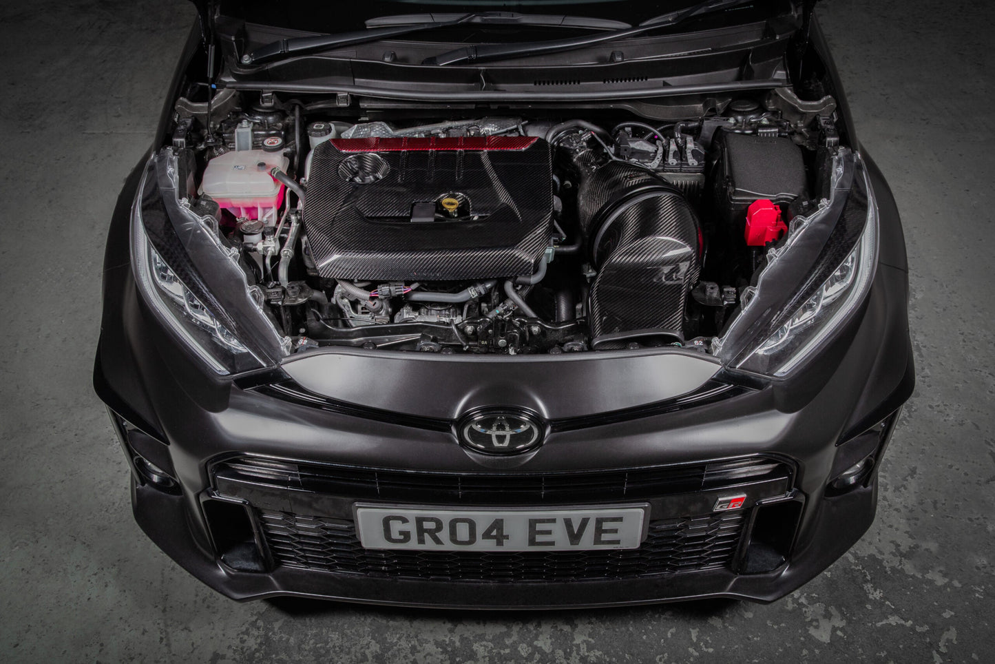 Eventuri – Cache moteur carbone Toyota GR Yaris (GXPA16) – détail 3