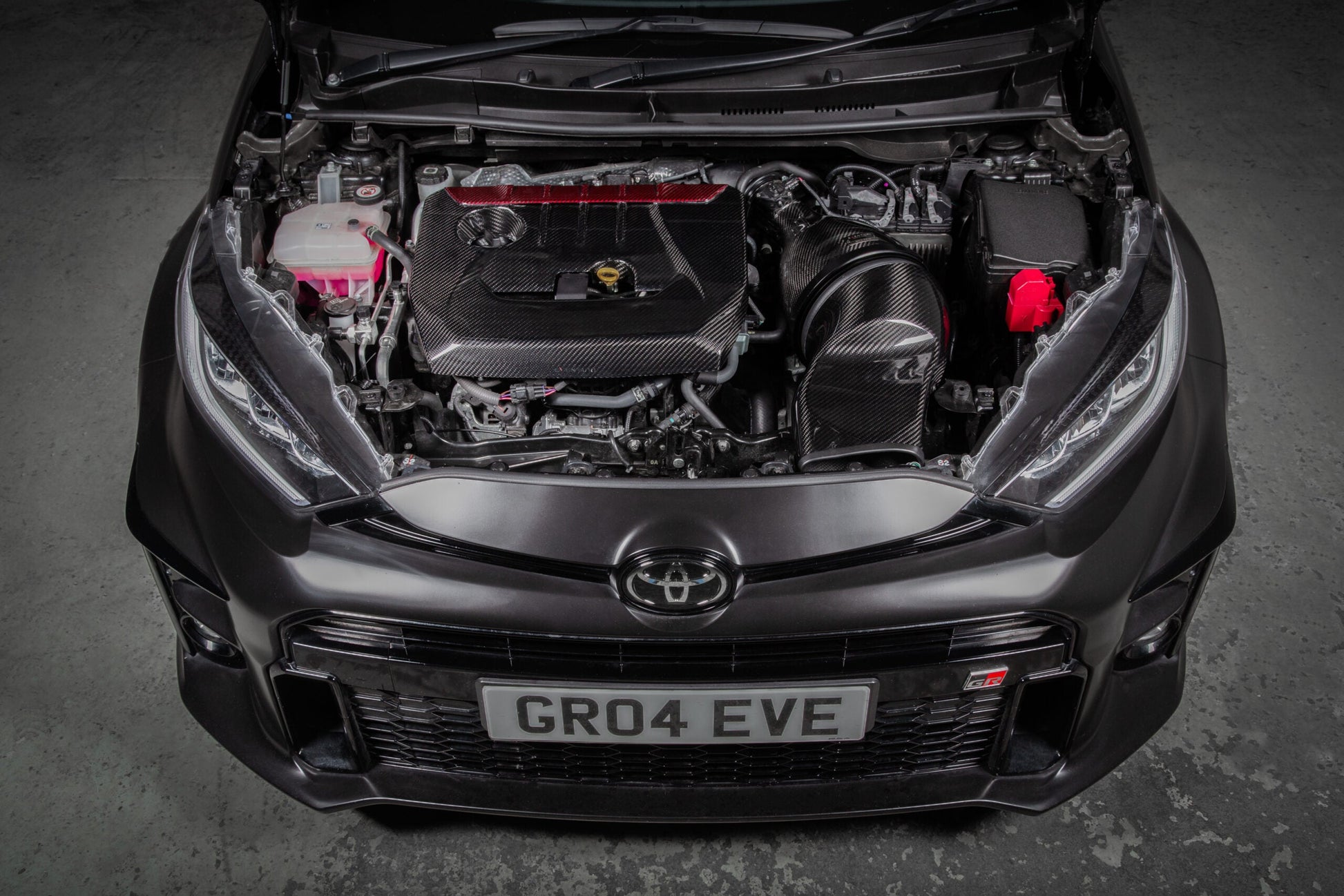 Eventuri – Cache moteur carbone Toyota GR Yaris (GXPA16) – détail 3
