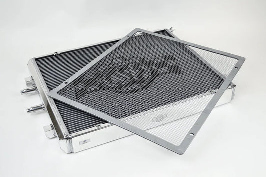 CSF – Front Mount Heat Exchanger + Rock Guard (Silver) BMW F8X