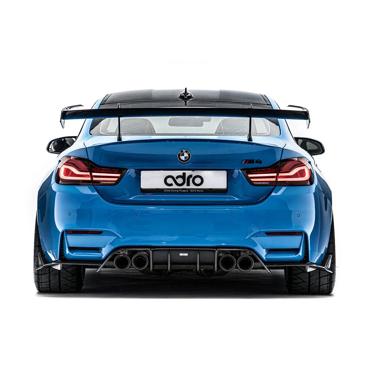 ADRO – Aileron col de cygne at-r1 incurvé pour BMW F82 M4 – vue 5