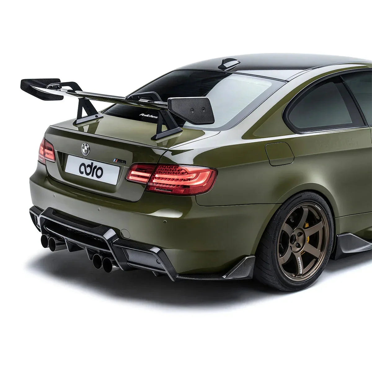 ADRO – Aileron col de cygne at-r1 incurvé pour BMW E92 M3 – vue 2