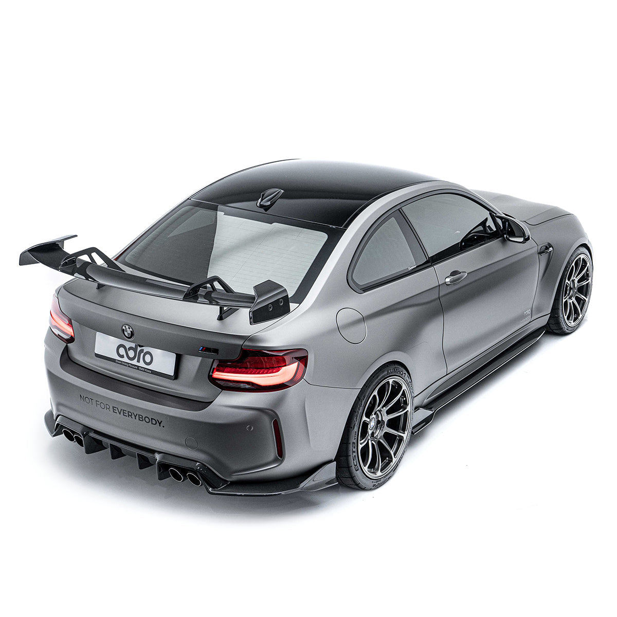 ADRO – Aileron col de cygne at-r1 incurvé pour BMW F87 M2 – vue 2