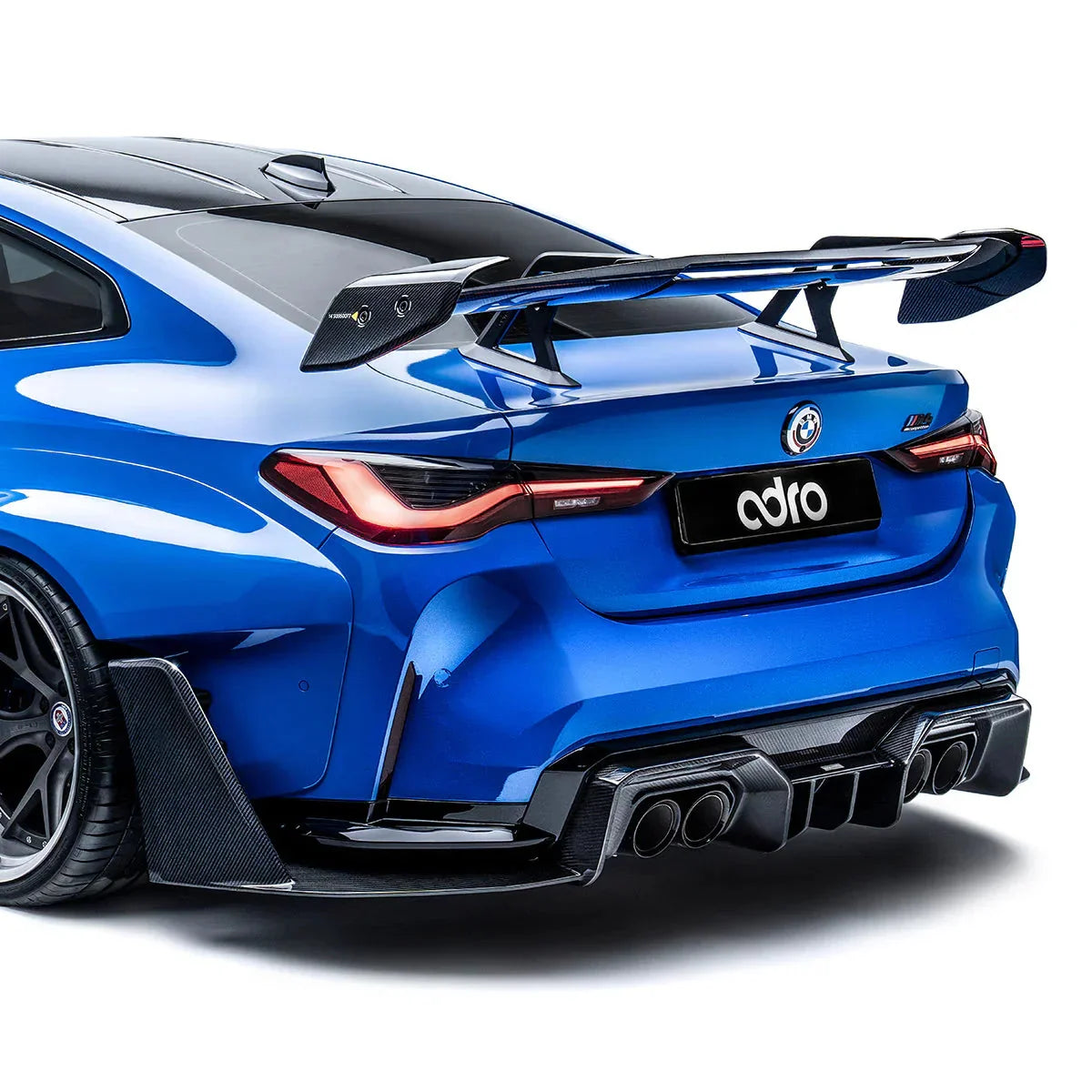 ADRO – Aileron col de cygne at-r3 incurvé pour BMW G80 M3 – vue 2
