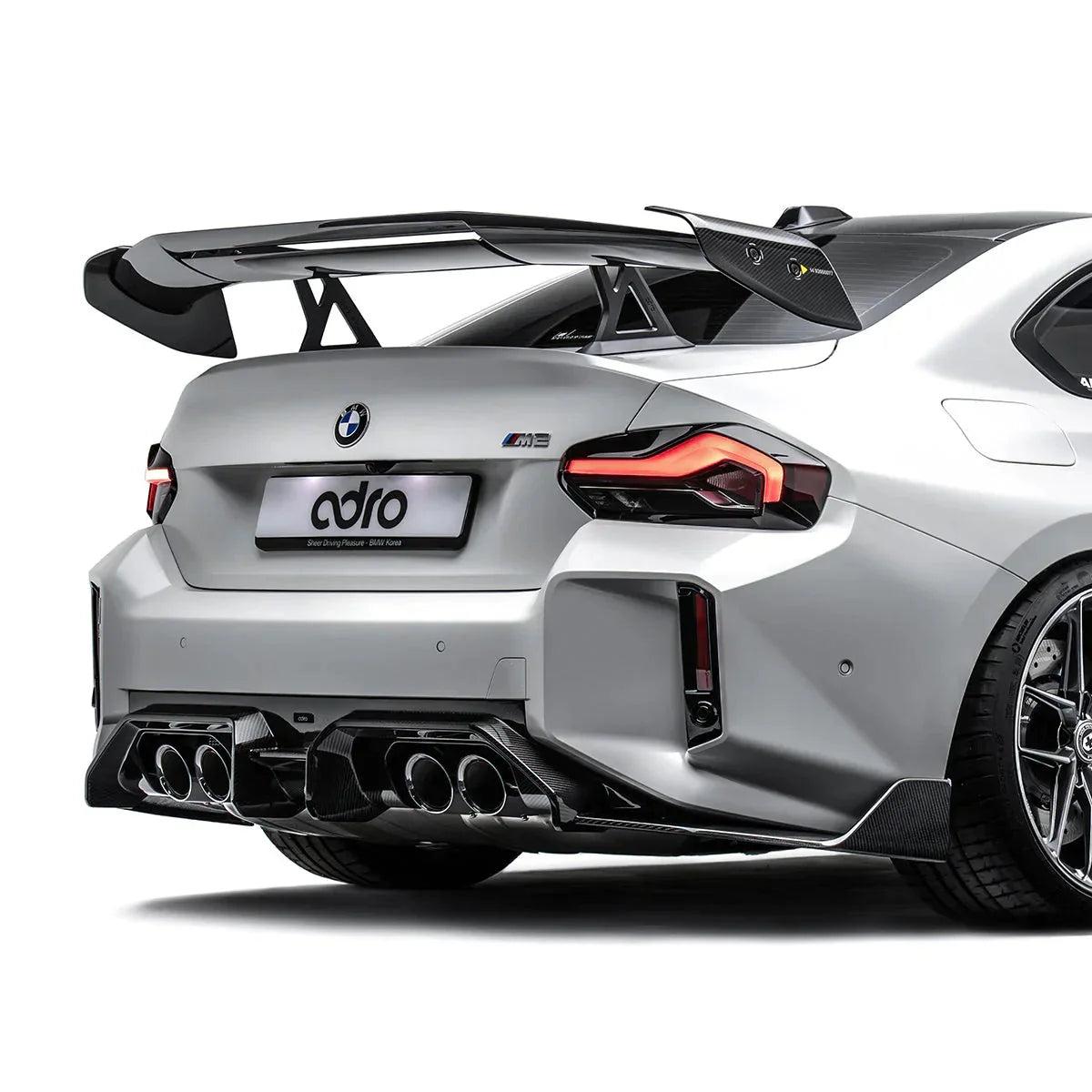ADRO – Aileron col de cygne at-r3 incurvé pour BMW G87 M2 – vue 2