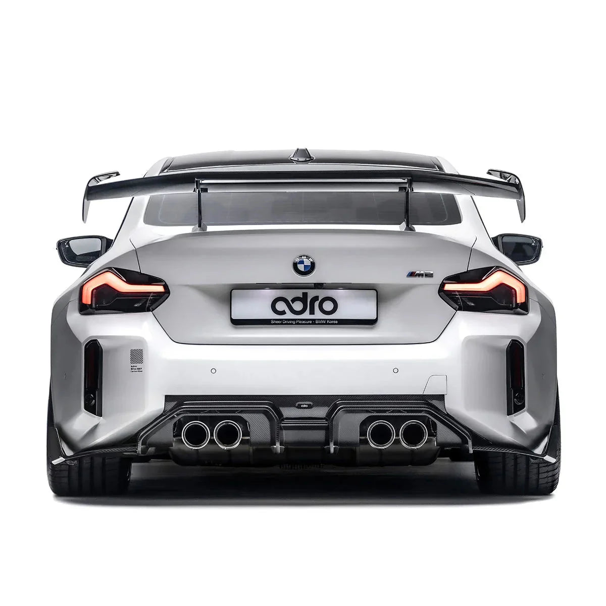 ADRO – Aileron col de cygne at-r3 incurvé pour BMW G87 M2 – vue 7
