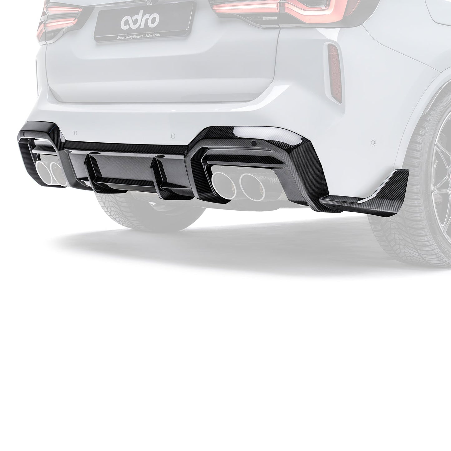 ADRO – Diffuseur arrière pour BMW F97 X3M – vue 1