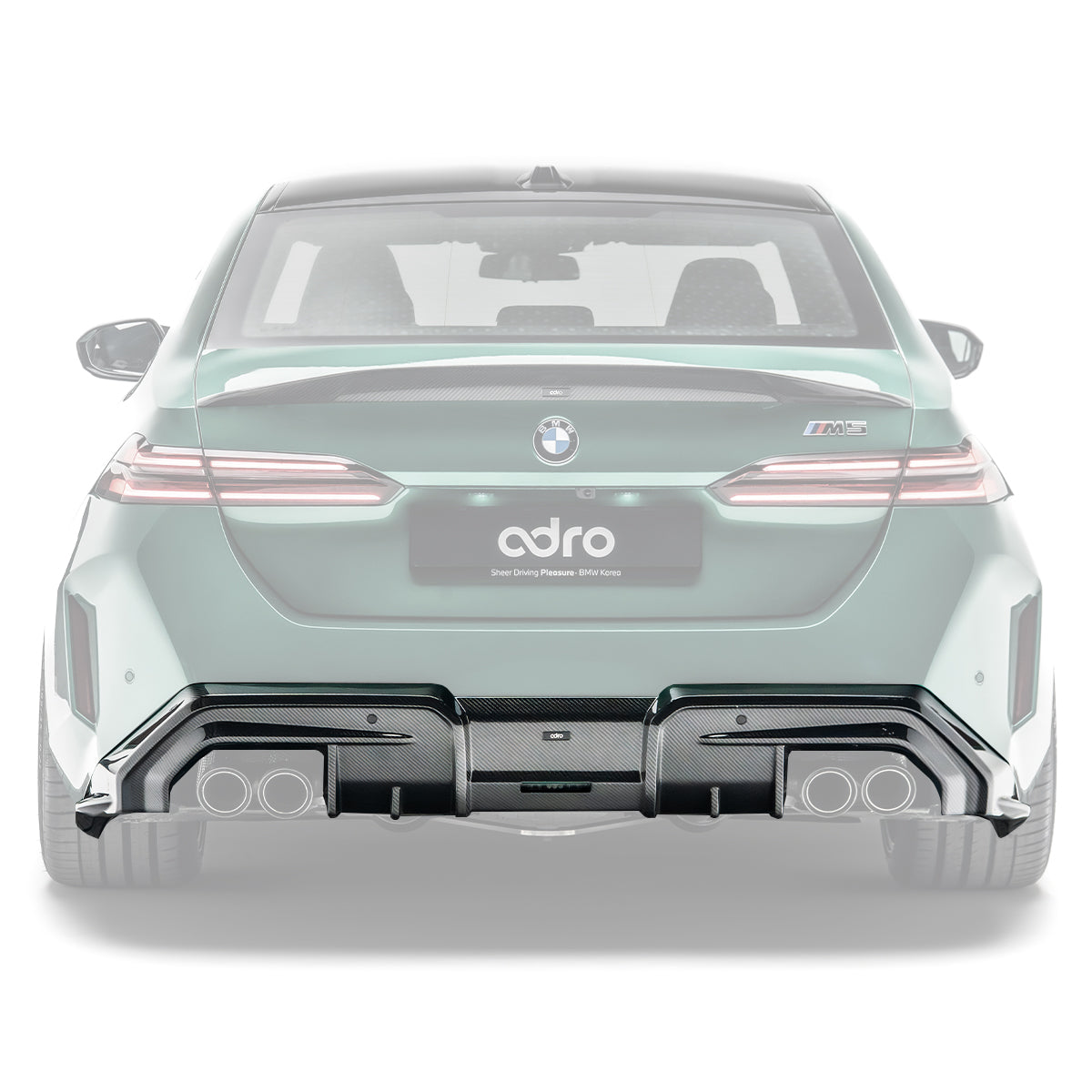 ADRO – Diffuseur arrière en fibre de carbone pour BMW G90 M5 – vue 1