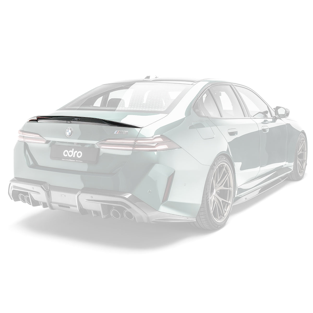 ADRO – Spoiler de coffre en fibre de carbone pour BMW G90 M5 – vue 1