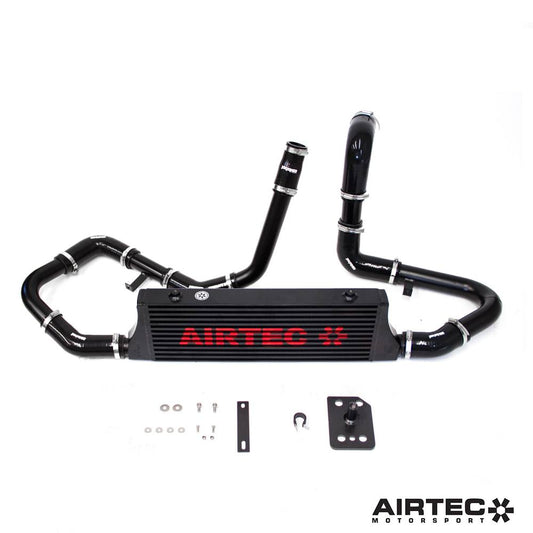 Airtec – Échangeur frontal noir – turbo IHI, boîte manuelle Abarth 500 / 595 / 695