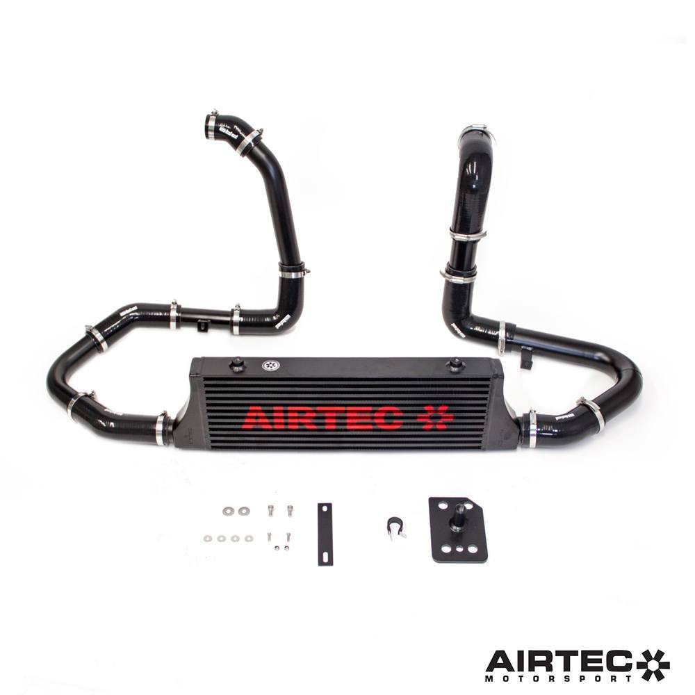 Airtec – Échangeur frontal noir – turbo Garrett, boîte manuelle Abarth 500 / 595 / 695