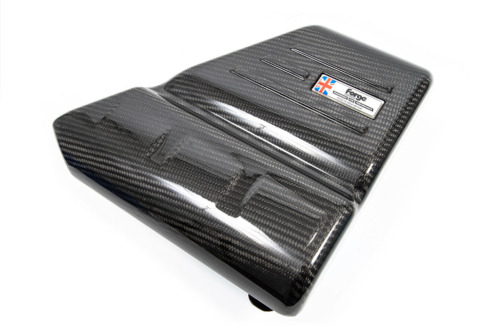 Forge Motorsport – Cache moteur carbone pour admission Forge Abarth 500 / 595 / 695