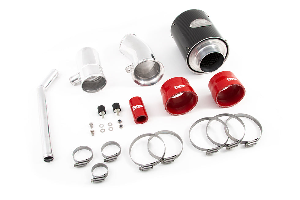 Forge Motorsport – Admission carbone – durites rouges Abarth 500 / 595 / 695