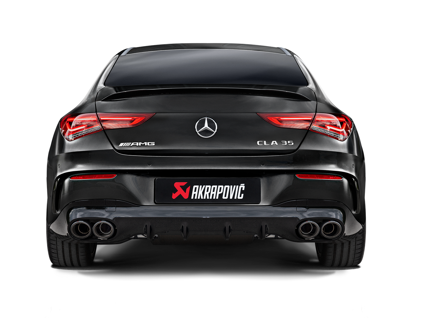 Échappement Akrapovič homologué ECE pour Mercedes-AMG CLA35
