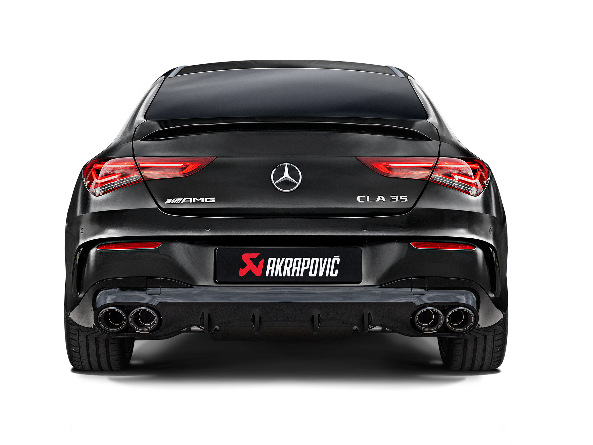 Échappement Akrapovič homologué ECE pour Mercedes-AMG CLA35