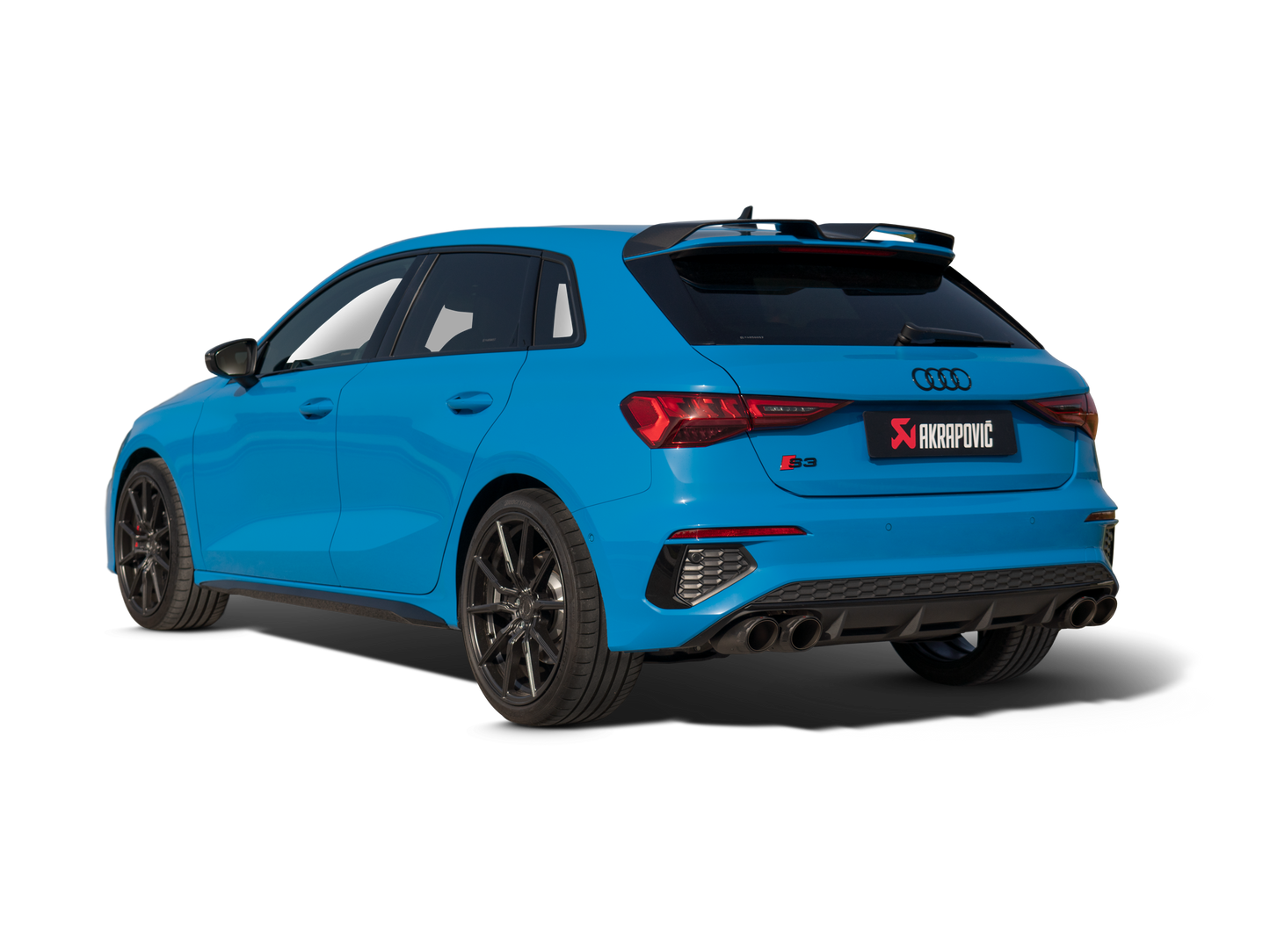 Audi S3 8Y Sportback avec échappement Akrapovič – vue 4