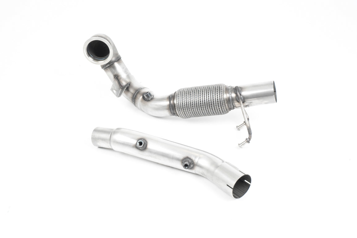 Downpipe Milltek SSXVW544 décata avec bypass OPF Golf 7.5 GTI – ensemble inox 76,2 mm