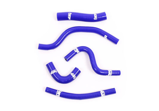Forge Motorsport – Kit de 5 durites auxiliaires Renault Mégane II RS 225/230 – Bleu, Avec colliers