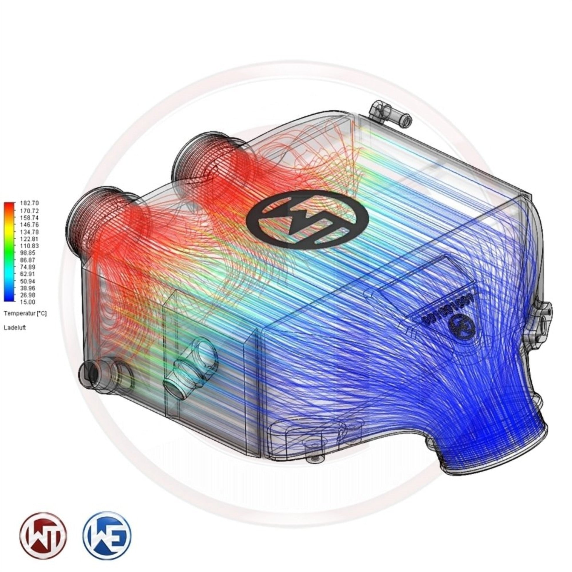 WAGNER INTERCOOLER HIGH PERFORMANCE  BMW MOTEUR S55  M2/M3/M4 – vue 4